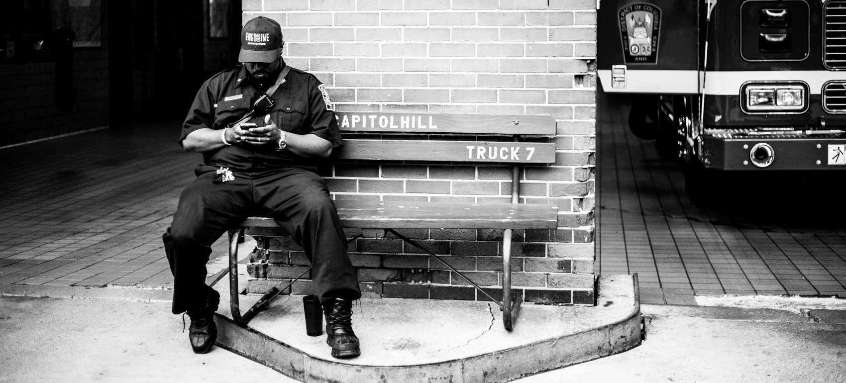 DC fire department image photographed by Tracy Penn